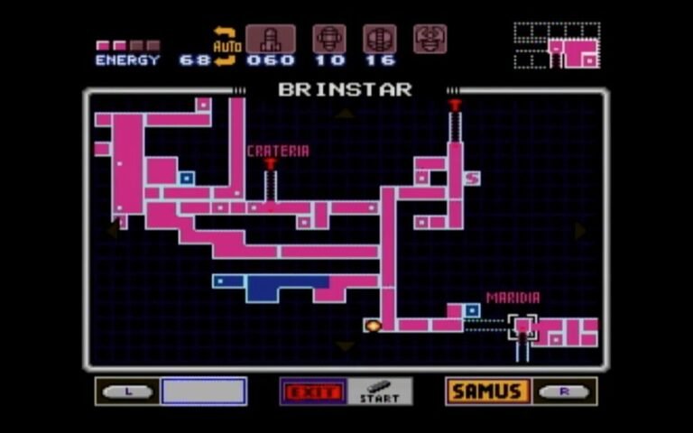 Super Metroid Map